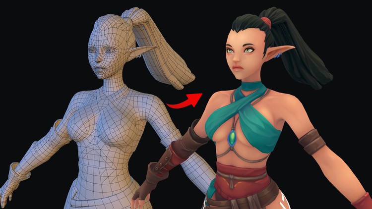 3D Character Texturing Course By Ruslan Shchabelskyi