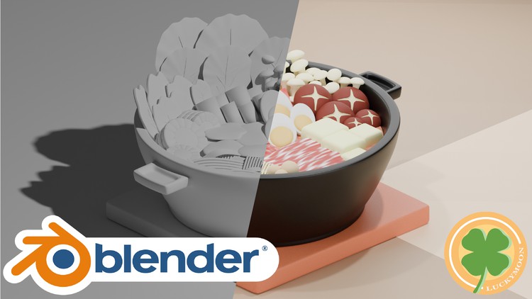 Blender Create A Shabu Model By Kornwanast Samachiktummakun