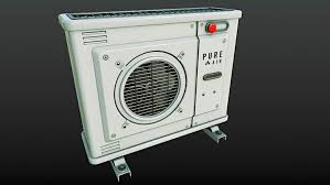 BlenderSubstance Painter 3D Air Conditioner
