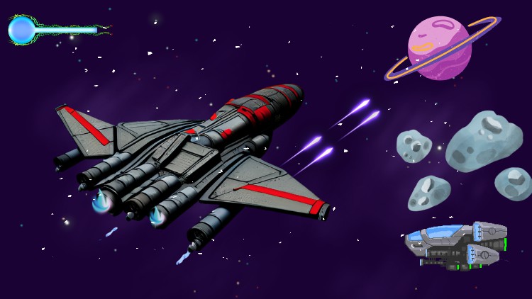 Complete 2D Space Shooter in Unity C For Beginners 2024 By Giorgi Luarsabishvili