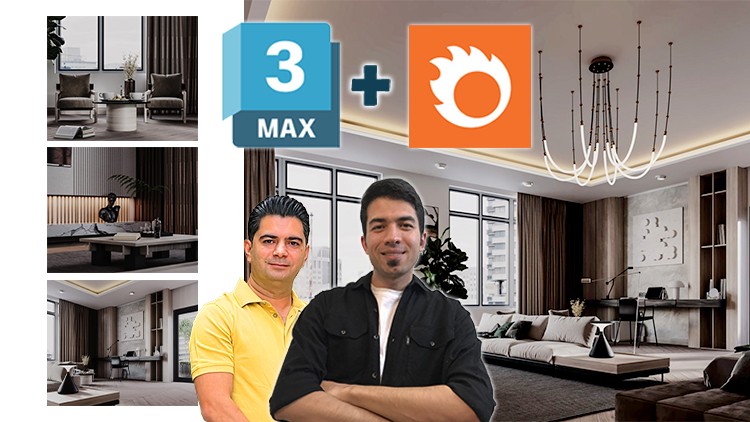 Corona Workshop 3D Rendering Course for Interior Designers By Amin Najafzadeh