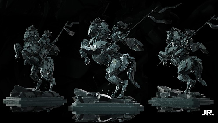 Master The Art of Zbrush Blockout By Horizon Robot Artist By Jonas Roscinas