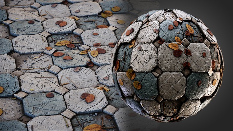 Mastering Broken Tile Type Materials in Substance Designer By 3DRedBox Studio