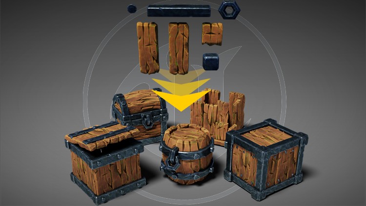 Stylized Modular Game Ready Assets By Odin Fernandez